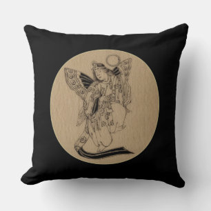 Japanese Butterfly Angel Cushion