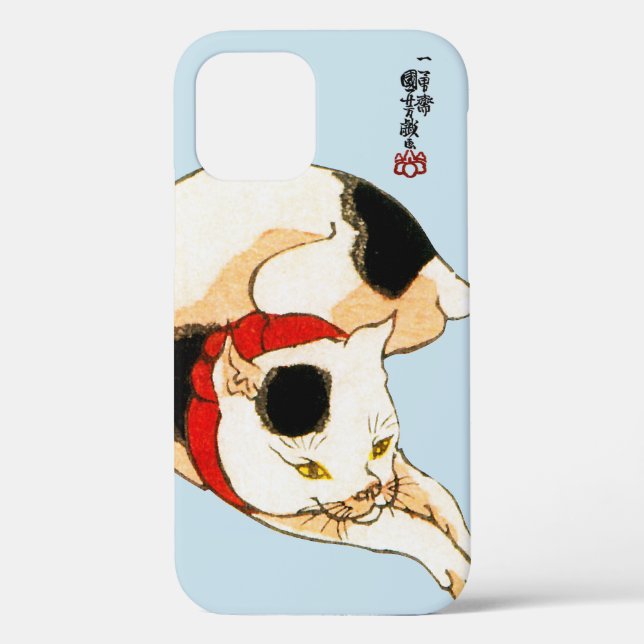 Japanese Cat, Kuniyoshi (Colour Chengeable ) Case-Mate iPhone Case (Back)