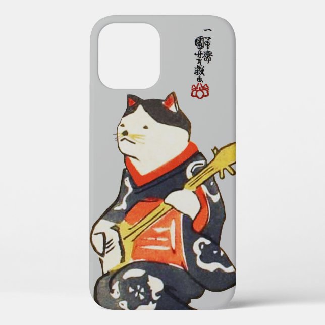 Japanese Cat, Kuniyoshi, Ukiyoe Case-Mate iPhone Case (Back)
