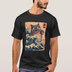 Japanese Cat Lover Harajuku Anime Style Cat for M T-Shirt
