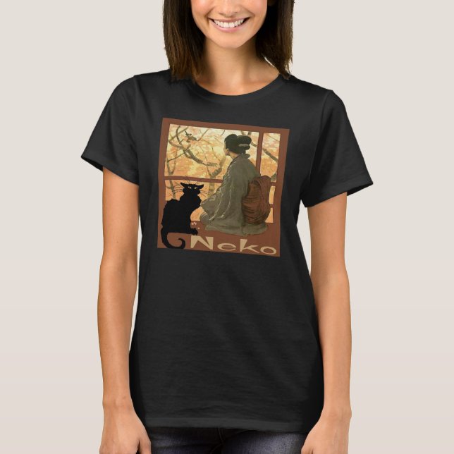 Japanese Cat Neko T-Shirt (Front)