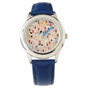 Japanese Cats by Utagawa Kuniyoshi Watch