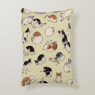 Japanese Cats (Colour Chengeable ) Decorative Cushion
