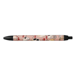 Japanese Cats Ukiyo-e Art Funny Black Ink Pen