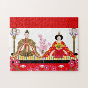 Japanese charm∣hina dolls – celebration of girls' jigsaw puzzle