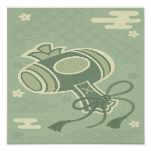 Japanese charm∣the lucky mallet of tradition photo print