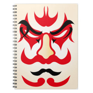 Japanese charm∣Traditional Kabuki Theatre Makeup Notebook