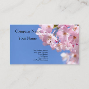 Japanese Cherry Blissom Business Card