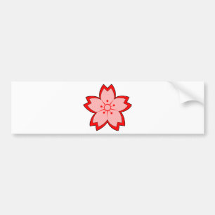 Japanese Cherry Blossom Bumper Sticker