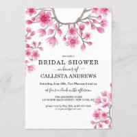 Japanese Cherry Blossom Floral Bridal Shower