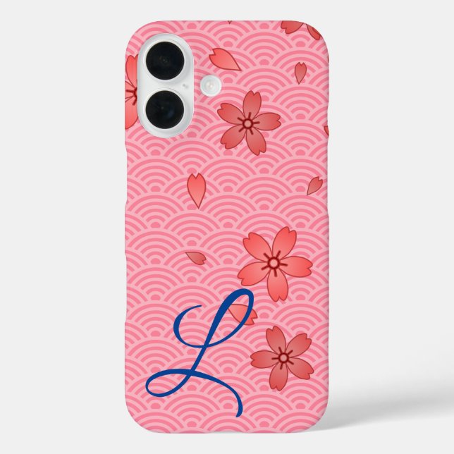 Japanese Cherry Blossom Floral Case-Mate iPhone Case (Back)