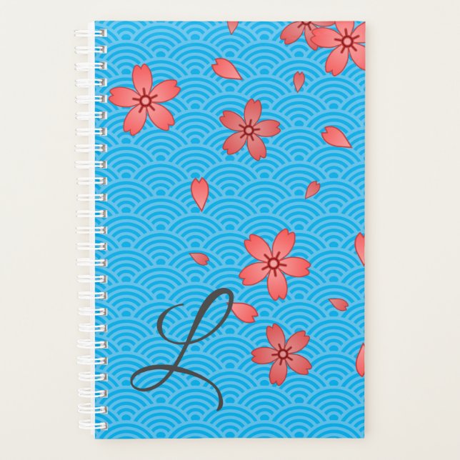 Japanese Cherry Blossom Floral Planner (Front)