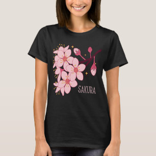 Japanese Cherry Blossom Flower  Sakura Tree Hanami T-Shirt