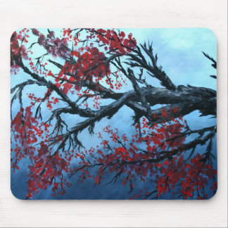 japanese cherry blossom flower tree oriental art mouse mat
