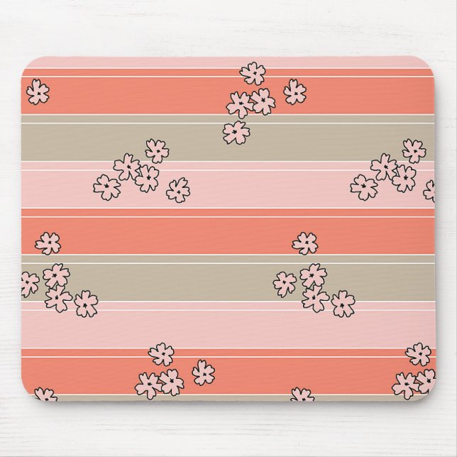 Japanese Cherry Blossom Mouse Mat (Front)