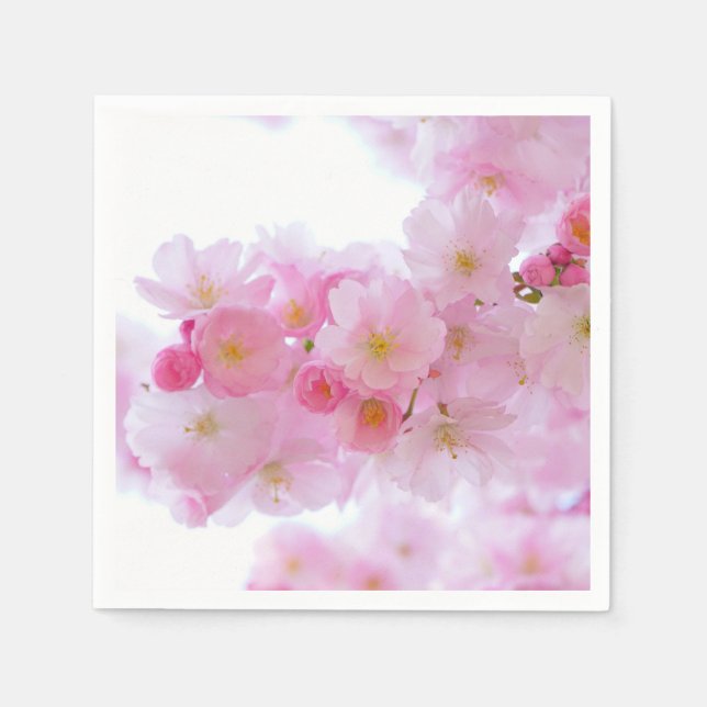 Japanese Cherry Blossom Napkin (Front)