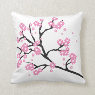 Japanese Cherry Blossom Pillow