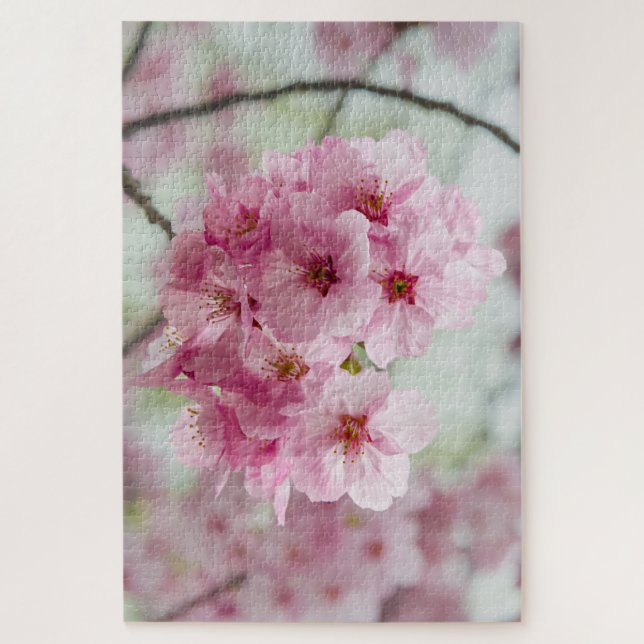 Japanese Cherry Blossom, Sakura Flower Jigsaw Puzzle (Vertical)