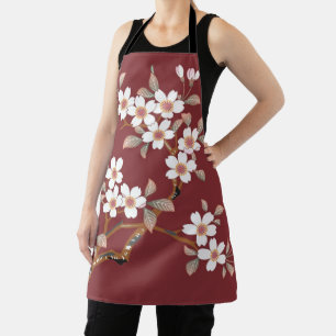 Japanese Cherry Blossoms Apron
