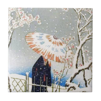 Japanese Cherry Blossoms Tile