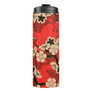 Japanese Cherry Branch: Stylish Thermal Tumbler