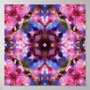 Japanese Cherry Kaleido Print
