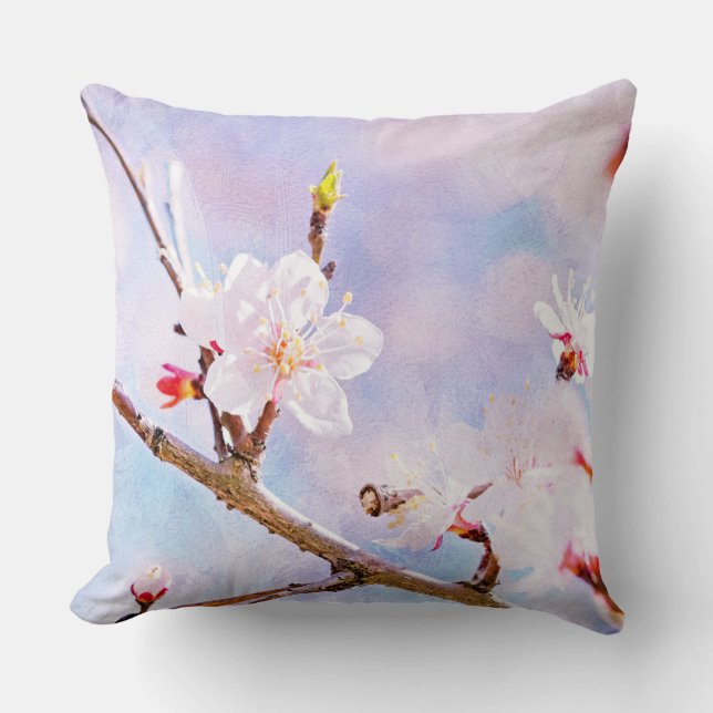 Japanese Cherry - Sakura In Bloom Cushion (Front)
