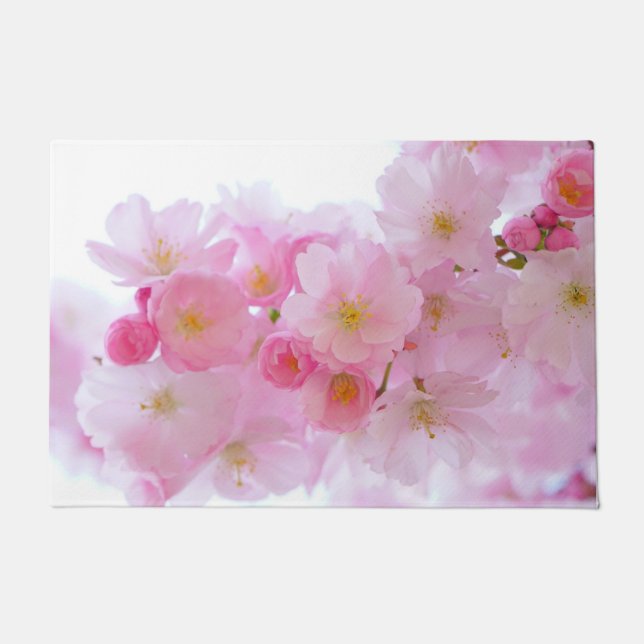 Japanese Cherry Tree Blossom Doormat (Front)