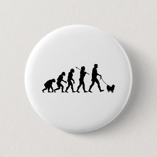 Japanese Chin 6 Cm Round Badge