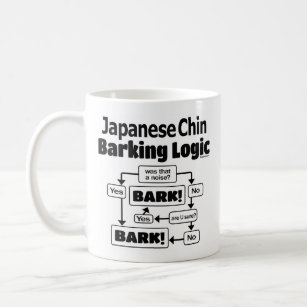Japanese Chin Barking Logic Coffee Mug