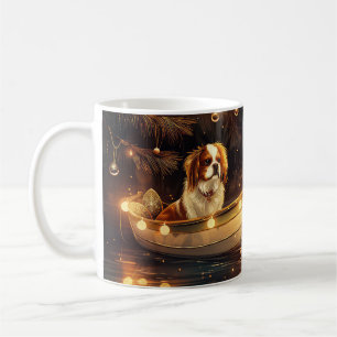 Japanese Chin Christmas Festive Voyage  Coffee Mug