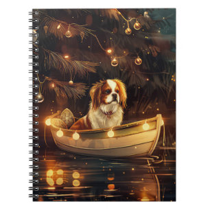 Japanese Chin Christmas Festive Voyage Notebook