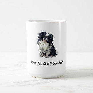 Japanese Chin Dog Create Your Own Custom Text Coffee Mug