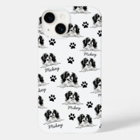 Japanese Chin Dog Personalised Hand Drawing 