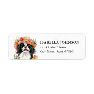 Japanese Chin Dog Return Address Labels