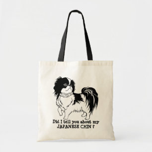 JAPANESE CHIN Dog Tote Bag