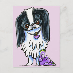 Japanese Chin Dragon Postcard