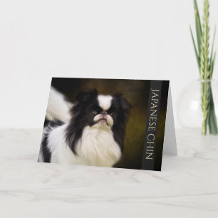 Japanese Chin Greeting Card
