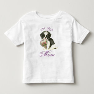 Japanese Chin Heart Mum Toddler T-Shirt