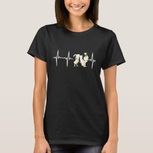 Japanese Chin Heartbeat Love My Dog T-Shirt