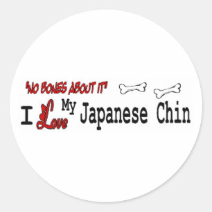 Japanese Chin (I Love) Sticker