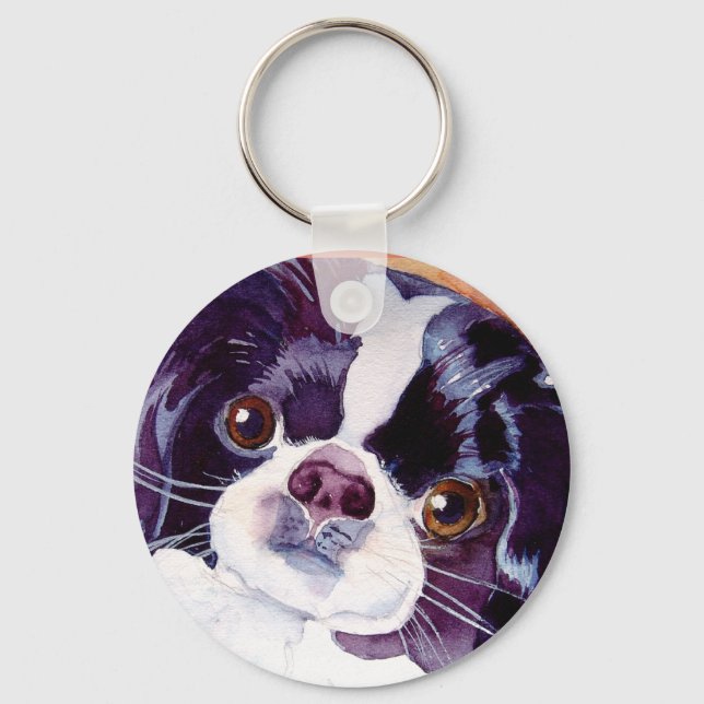 Japanese Chin Key Ring (Front)