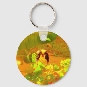 Japanese Chin Key Ring