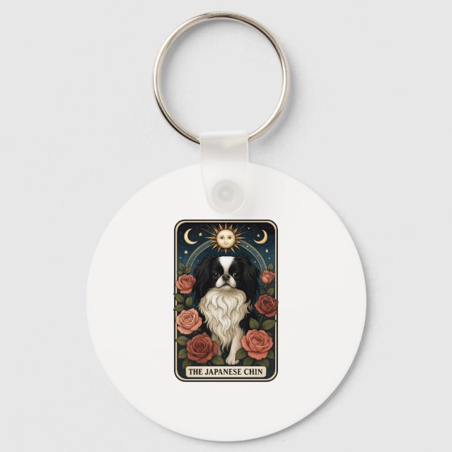 Japanese Chin Key Ring (Front)