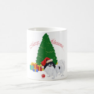 Japanese Chin Merry Christmas Coffee Mug