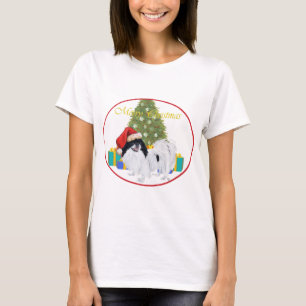 Japanese Chin Merry Christmas T-Shirt