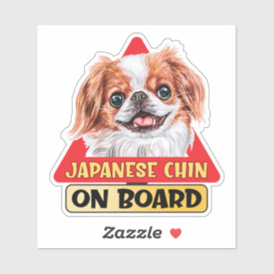 Japanese Chin On Board Spaniel Dog Traffic Sign