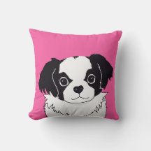 Japanese Chin Shih-Tzu Dog Pillow