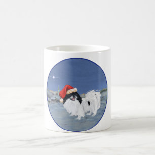 Japanese Chin Winter Night Coffee Mug