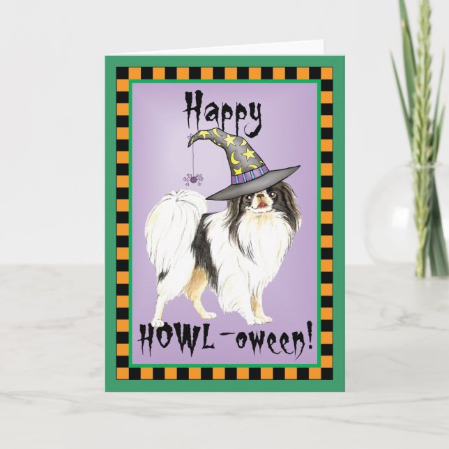 Japanese Chin Witch Card (Front)